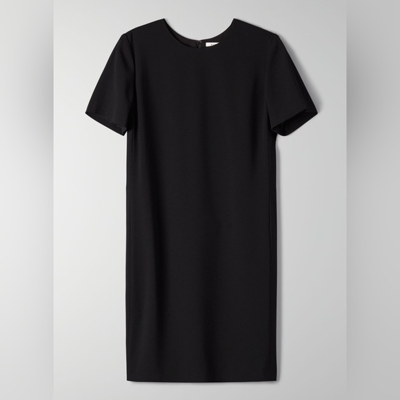 Aritzia Babaton Black Patricio Dress Size 4 - Picture 6 of 12